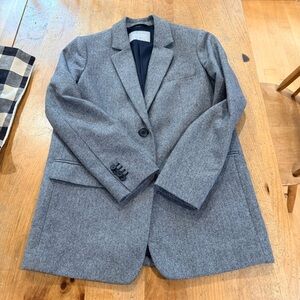 Everlane Gray Wool Blend Blazer